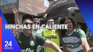 Copa Libertadores: hinchas de Palmeiras toman calles de San Isidro previo a la final ante Flamengo