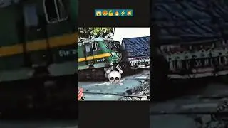 😱👿👽oh god what happened wag 9 HC series engine heating tata truck on railway gate#railway #railway 🚄