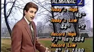 WSB-TV David Chandley's Noon Weekend Weather - Dec 31, 1988