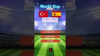 Turkey vs Spain World Cup 2026 Qualifiers Prediction | Who Will Win? #match #prediction #spain