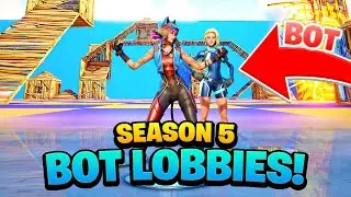 How To Get BOT LOBBIES in Fortnite Chapter 5! (*NEW* Bot Lobby Tutorial)