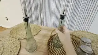 Review of TableCraft Green Tint Glass Oil Bottle!