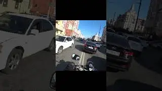 Поменяли разметку, ездить не удобно. Нелепая схема движения. Мотоцикл урал