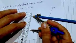Construct a Quadrilateral PQRS in which PQ= QR = 3.5 cm, PS = RS=5.2 cm and angle PQR=120&deg;.