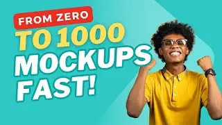 Unlimited Photoshop Mockups | Bulk Mockup Generator for POD, Merch & Product Designers, Create 1000+