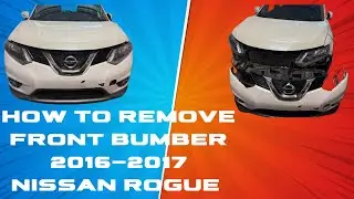 How to remove front bumper on a 2016-17 Nissan Rogue