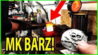 Наливаем серебро с MK Barz! Эпическое серебряное пиратское сокровище! #Серебро #Золото #Накопление #MKBarz