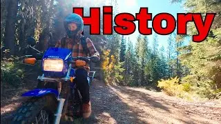 Single Track Exploration and Abandoned Sites on TW200s