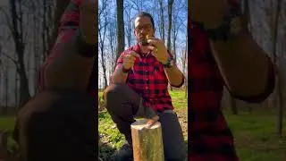 Starting a fire with duct tape, safety tip #bushcraft #bushcrafters #wildcamp #survival #survivaltip