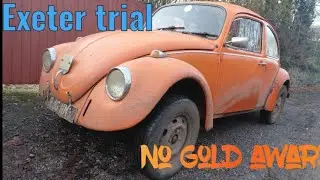 Exeter Trial 2026 VW Beetle 1300 class 4. Disastrous but great fun.