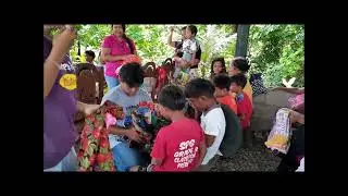 Gospel and Feeding Outreach and giving clothes, tracts at Aramaywan Narra
