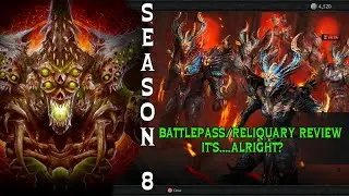 Diablo 4 Season 8 BattlePass Reliquary review, it kind of sucks, very Mid