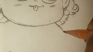 Krishna ji ki Drawing &hearts;️ 