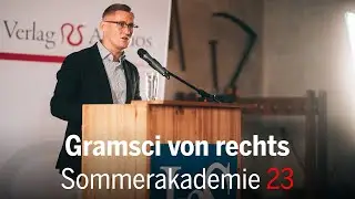 »Alltagsverstand und Gesunder Menschenverstand« - Benedikt Kaiser auf der Sommerakademie 2023