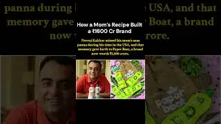 How a Mom&rsquo;s Recipe Built a ₹1600 Cr Brand #shorts #mother #business #success #shortsfeed