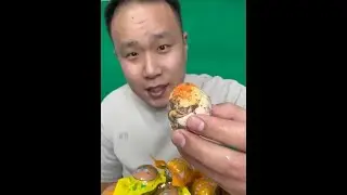 # Deliciously addictive # Foodie # Live egg (a type of edible bird egg)