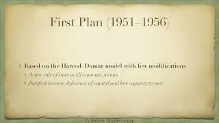 First Five Year Plan (1951&ndash;1956) - By Lakshman Maaheshwary