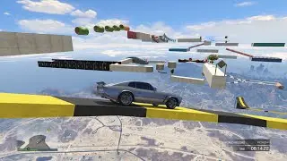 Gta Kawaii Skill Test L-3 99.9999% of people get angry trying to complete this parkour challenge
