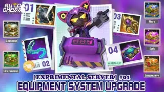 [EXPERIMENTAL SERVER] #01 LET'S LEARN EQUIPMENT CHEST AND REFORGE😵&zwj;💫🤔 - Auto Chess Mobile