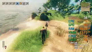 Radeon Vega 7 Graphics -- AMD Ryzen 5 5600G -- Valheim Benchmark