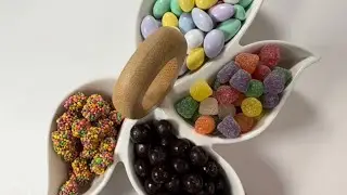 Compilation of unboxing sweets and sweet platters ASMR #asmr #shorts #satisfying #unboxing #sweets
