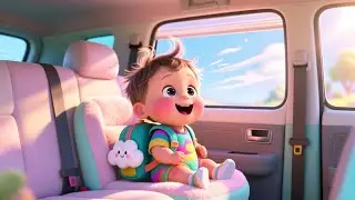 Van Ride Happy Land 🚐🎵 | Fun Vehicle Song for Kids | Playful Nursery Rhyme