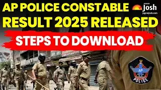 AP Police Constable Result 2025 | AP Constable Score Card Out | AP Constable Cut off 2025