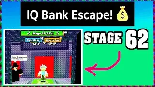 STAGE 62 IQ BANK ESCAPE Roblox Walkthrough [Full Guide English] 💰
