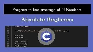 Program to find average of N Numbers | Top 100+ C Language Programs100+ C Language