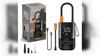 Review: Compressor De Ar Port&aacute;til Calibrador Digital Sem Fio Para Pneu De Carro Moto Bike E Lanterna