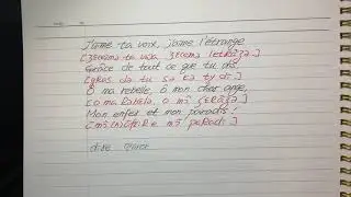 Chanson d’amour (Fauré 7 : 딕션) 프랑스가곡