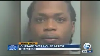 Outrage over house arrest