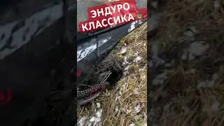 Ещё не всё замёрзло(( #2х4такта #enduro #enduro2023 #gotoride54 #эндуро #первыйснег #endurance #юмор