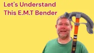 How To Bend Conduit BUT:  YOU MUST WATCH THIS FIRST!!!!!