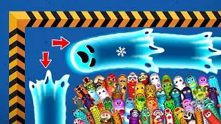 🐍WORMSZONE.IO | GIANT SLITHER SNAKE TOP 01 / Epic Worms Zone Best Gameplay! | #161| NexaInferno