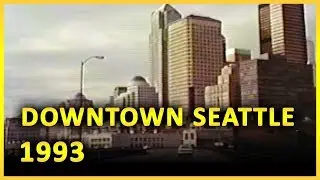 Driving through 1993 Downtown Seattle, WA (Car POV)