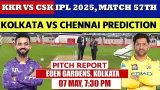 KKR vs CSK IPL 2025 Match 57 Pitch Report: Eden Gardens Cricket Stadium Pitch Report | Pitch Report
