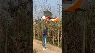 Home made big rc plane perfect hand launch 🚀 #udaanindia #automobile