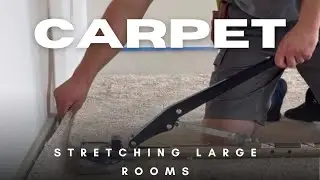 Watch This Carpet Tighten Up! Power Stretch in a Massive Game Room
