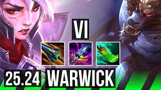 VI vs WARWICK (JGL) | 43K damage | NA Master | 25.24