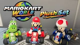 Mario Kart World Plush Set By San-ei