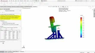 SOLIDWORKS Simulation   Finding Mass Participation Factor