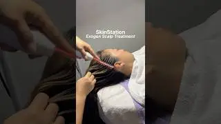 Exogen Scalp Treatment by SkinStation 💜 #beauty #haircare #hair #scalpcare #treatment #health