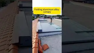 Aluminum alloy canopy. #foryou #home #roofwindows #glassbuilding #exteriordesign #roof #glassroof