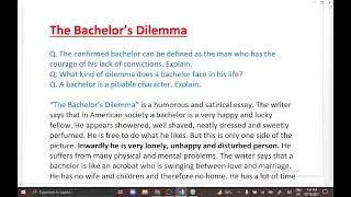 The Bachelor's Dilemma | Get Corrected