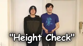 George and Quackity Height Check