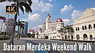 Dataran Merdeka Kuala Lumpur Outdoor Walk (Merdeka Square) AMSR Special - 4K Walking Tour