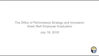 City of Tulsa: Green Belt Employee Graduation
