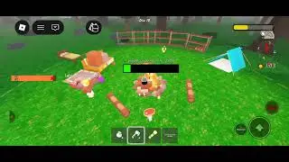 Jogando 99 noites na floresta com inscritos noite 18