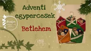 #23 DIY Karácsonyi dekoráció, Betlehem